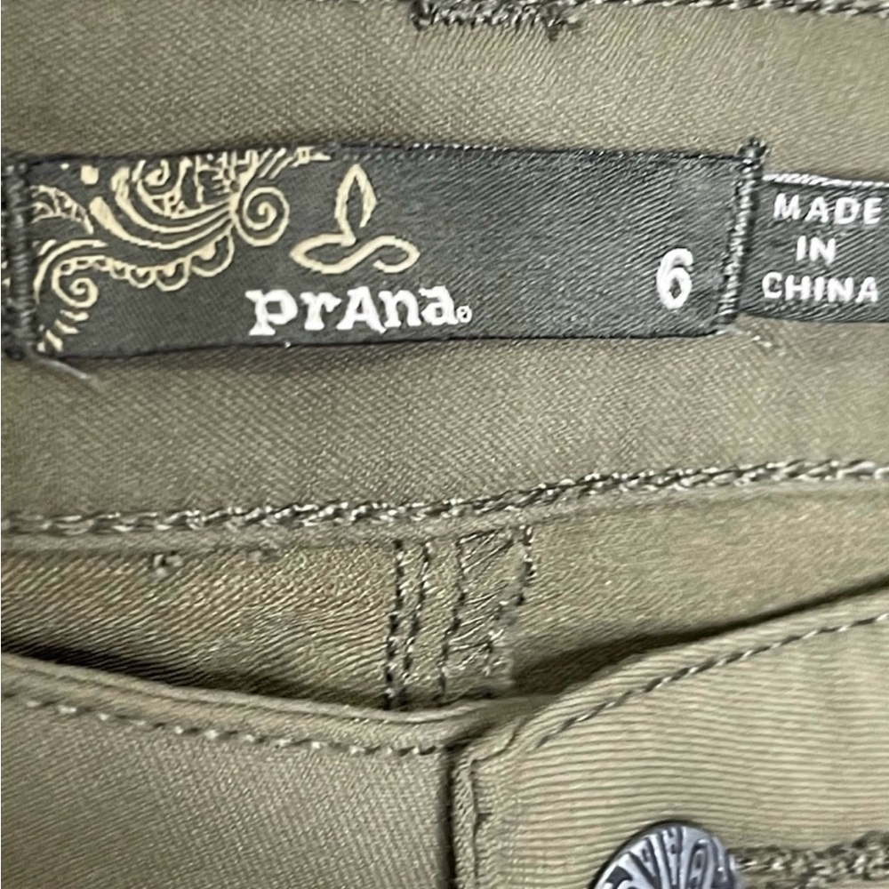 Prana Olive Green Meme Skinny Pant Cargo - Picture 8 of 12